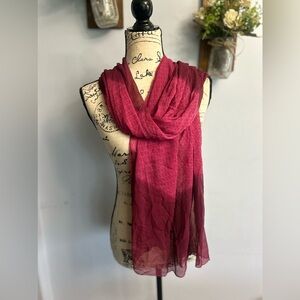 Natura scarf 100% silk bohemian festive art to wear‎ Gypsy indie hippie